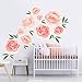 Better Than Paint E116374 Faster & Easier Than Stenciling, Painting Or Wallpaper: This is Not A Decal, Watercolor Blooms Décor, Wall Art Transfer | Fast & Easy, Pink