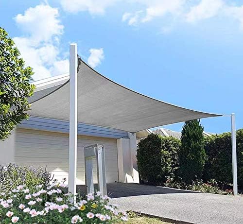 diig patio sun shade sail canopy 10 x 12 rectangle shade cloth block sunshade fabric outdoor cover awning shelter for pergola backyard garden