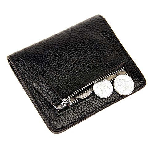 AINIMOER Small Leather Wallet for Women, Ladies Credit Card Holder