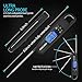 Upgraded 2019 Version Digital Meat Thermometer for Grill and Cooking, 2S Best Super Fast Instant Read Waterproof Kitchen Thermometer Probe for Food, Candy, Liquids, Grilling, Beef, Bread, Cakes, BBQ