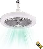 shyliey Low Profile Ceiling Fan Light with Remote