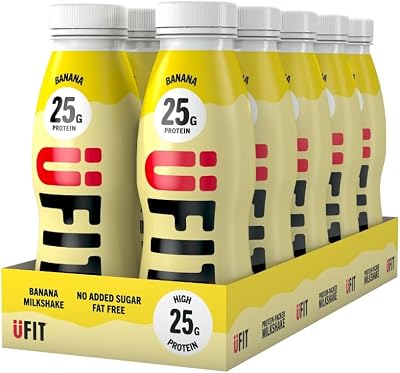 UFIT 25g Protein Shake Banana Flavor 10 x 330 ml Ready to Drink