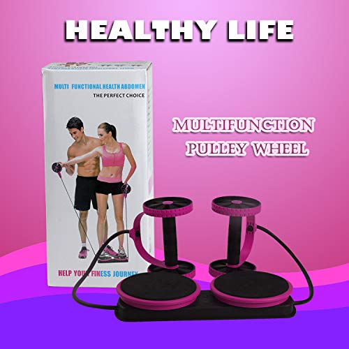 Darhoo-Ab-Roller-Wheel-Ab-Wheel-Exercise-Fitness-Equipment-5-in-1-Multi-Functional-Core-Ab-Workout-Abdominal-Wheel-Machine-Ab-Roller-Home-Gym-Equipment-for-Both-Men-Women