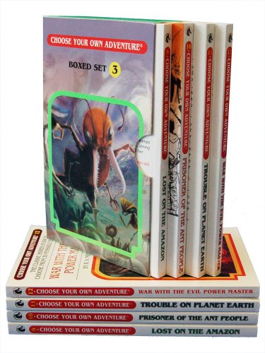 Lost on the Amazon/Prisoner of the Ant People/Trouble on Planet Earth/War with the Evil Power Master (Choose Your Own Adventure 9-12) (Box Set 3)