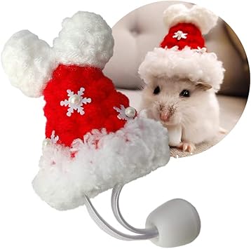 Amazon Oncpcare ハムスターの帽子 可愛い クリスマス帽子 クリスマスツリー 手織り帽子 ハムスター 爬虫類 小動物用 調整可能 コスプレ 誕生日 クリスマス ハロウィン お出かけ 変身装飾 ぼうし Oncpcare 犬 通販