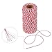 BBTO 2 Pieces Christmas Twine 2 mm String for Gift Wrapping, Arts Crafts 656 Feet Totally (Multicolor A)