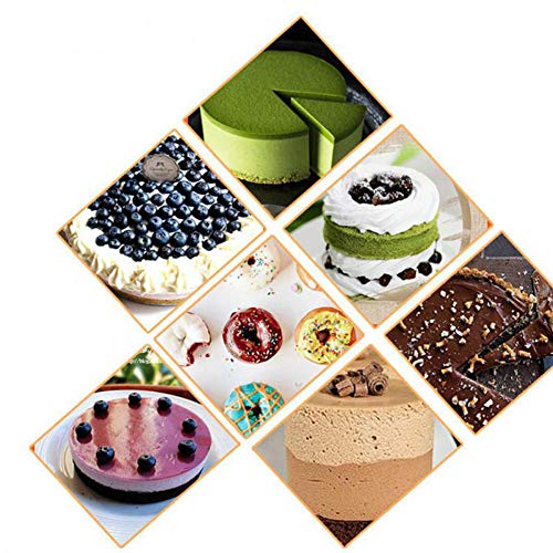 Seacity Round Cookie Biscuit Cutter Set with 12 PCS, Cake Molds Pastry Cutters Stainless Steel Baking Metal Circle Fondant Molds Round Cutters For Muffins Crumpets Donuts Scones Mousse