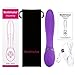 Silicone Vibrator, Bestimulus 12 Speeds G Spot Vibrator USB Rechargeable Vibrating Massager (Purple)