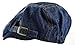 Men's Cotton Flat Cap Ivy Gatsby Newsboy Hunting Hat, Blue Jeans, One Size