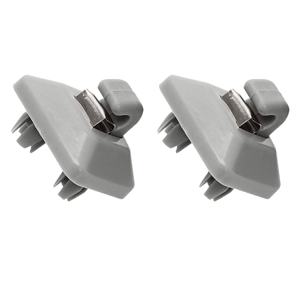 ORETG45 2-Pack Interior Sun Visor Hook Clip Bracket for Au-di A1 A3 S 3 A4 S4 A5 S5 Q3 Q5 TT