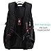 Lightweight High School Backpack-Fit 15.6 inch Laptop,Big size,Black
