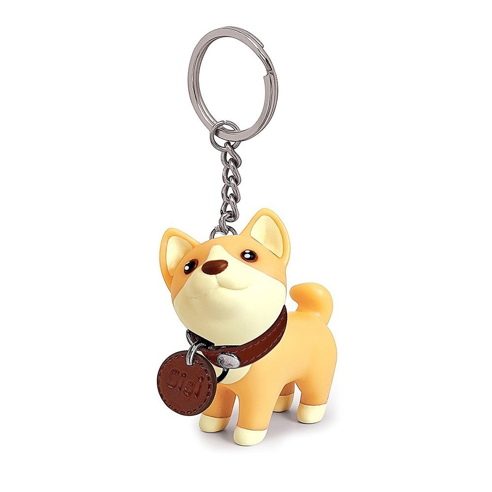 Adorable Kawaii Cute Dog Key Chain Puppy Keychain Charm Keyfob for Girl