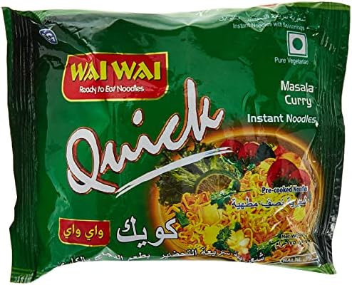 Wai Wai Masala Curry Flavour Instant Noodles, 75 Gm price in UAE ...