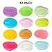 ChefSlime - Fluffy & Stretchy Mud Slime Putty | 12 Pack | Stress Relief, Non Sticky, Super Soft & Squishy Fun Sludge Toy for Kids and Adults - |Jumbo Pack | - 12 Pack