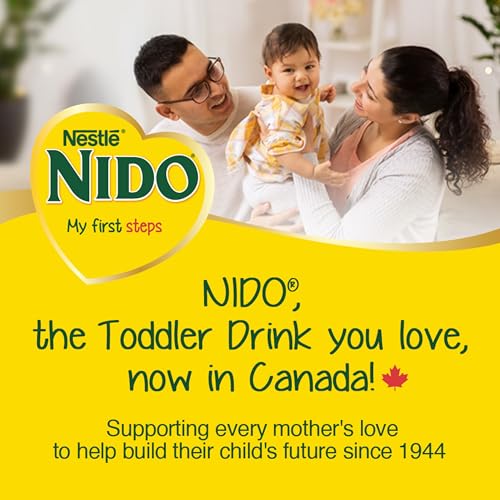NIDO 1+ Toddler Nutritional Supplement, 850 g | With Calcium, Vitamins D and A, Magnesium, Probiotics, DHA, For Teeth, Muscles, Bones, Immune System And Brain Development