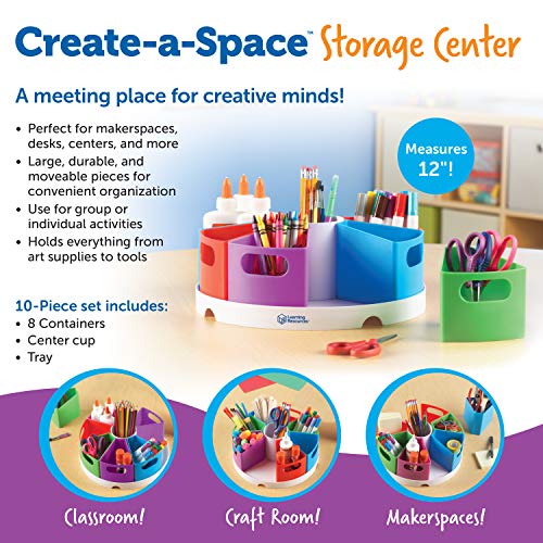 Learning Resources Create a Space Storage Center 10 Piece set Desk