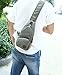 Canvas Chest Pack Crossbody Casual Sling Shoulder Bag(502) (army green)