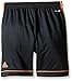 adidas Boys' Squadra 17 AEROREADY Regular Fit Quarter Length Soccer Shorts, Dark Grey/Easy Orange, Large