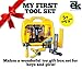 My First Tool Set in Sturdy Carry Case | Toolbox for Pretend Play | Safe Tool Set for Kids Toddlers