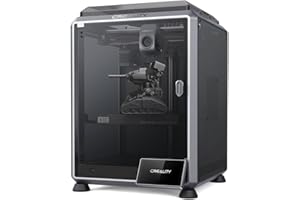 Creality K1C 3D Printer, 600mm/s Fast Printing Speed and Clog-Free Direct Extruder, Support 300℃ Printing and Carbon Fiber Fi