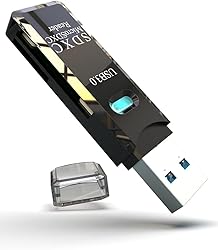 USB3.0 Micro SD Card Reader, 5Gbps 2-in-1 SD Card