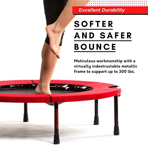 Classic Rebounder by Rebound Air Foldable Mini Fitness Trampoline for