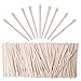 Senkary 600 Pieces Wooden Waxing Sticks Wax Sticks Wax Applicator Sticks Wood Wax Spatulas Sticks Small for Hair Eyebrow Nose Removal (With Handle)