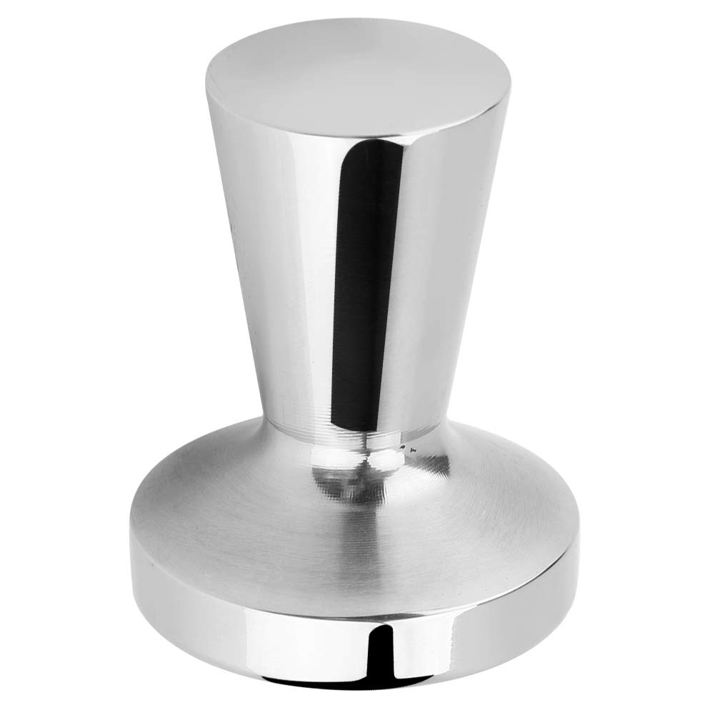 Atyhao 40MM Diameter Espresso Coffee Tamper, Stainless Steel Coffee Powder Hammer Tool Flat Base Coffee Bean Press Compatible with Machine Refillable Reusable