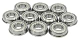 1/24 Slot Car 3/32" Axle Ball Bearing Lot of 10 Slotcar Flanged/with flange