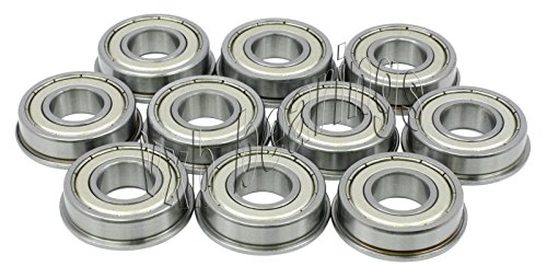 1/24 Slot Car 3/32" Axle Ball Bearing Lot of 10 Slotcar Flanged/with flange