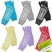 Bundle Monster 6 Pairs Womens Anti-Slip Grip Workout Yoga Mix Color Feety Socks