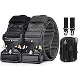 2-Pack Tactical Belt Military Style Riggers Belts