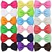 18Piece 2.6Inch Solid Grosgrain Ribbon Boutique Hair Bows With Clips For Baby Girls Teens Toddlers
