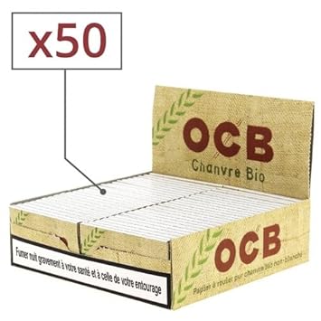 OCB Organic Hemp 1300, 50 Heftchen, 50 Blatt