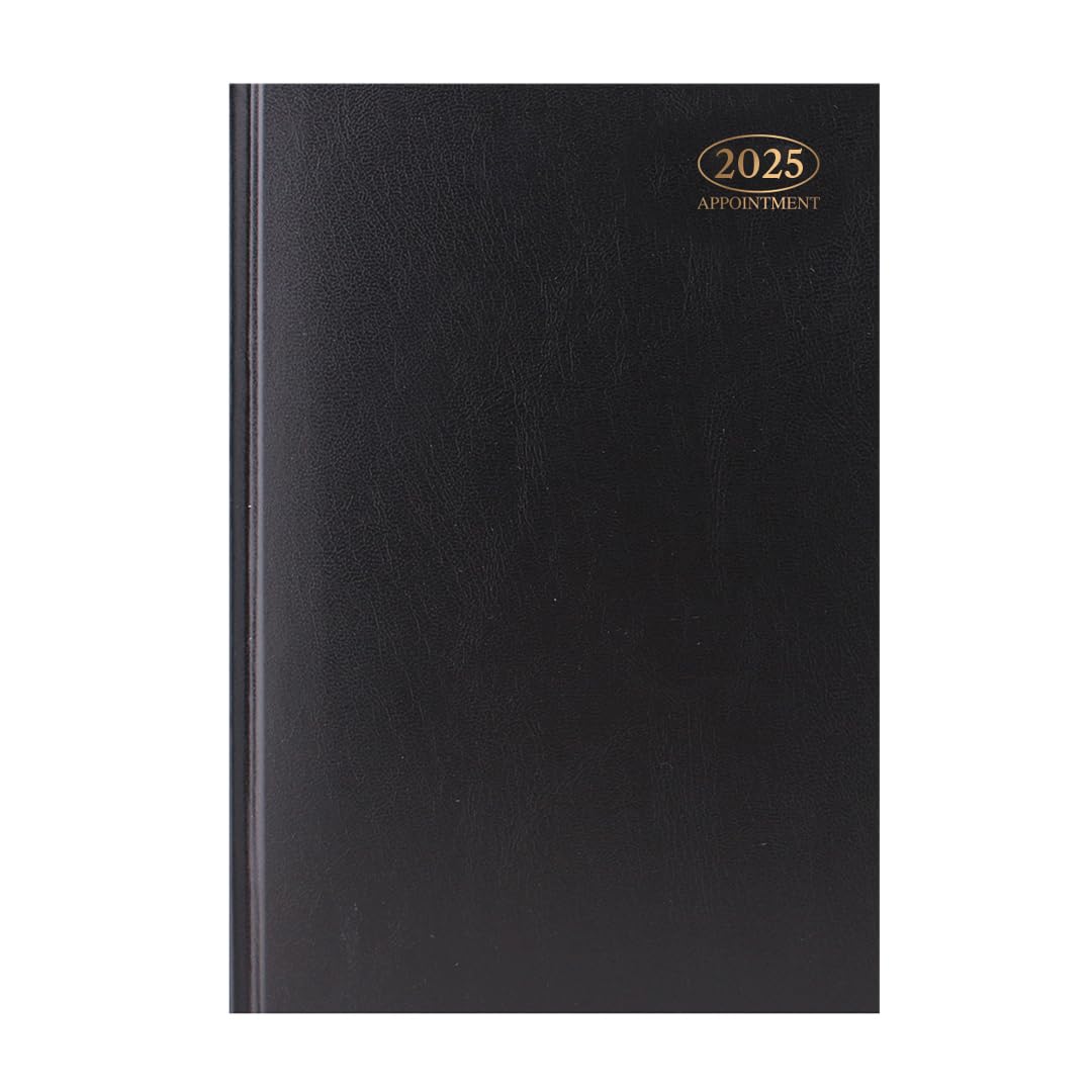 2026 A4 Week-to-View Diary – Hardback Casebound Appointment Planner | Weekly A4 WTV Organizer for Home, Office & Business (Red) (Black)