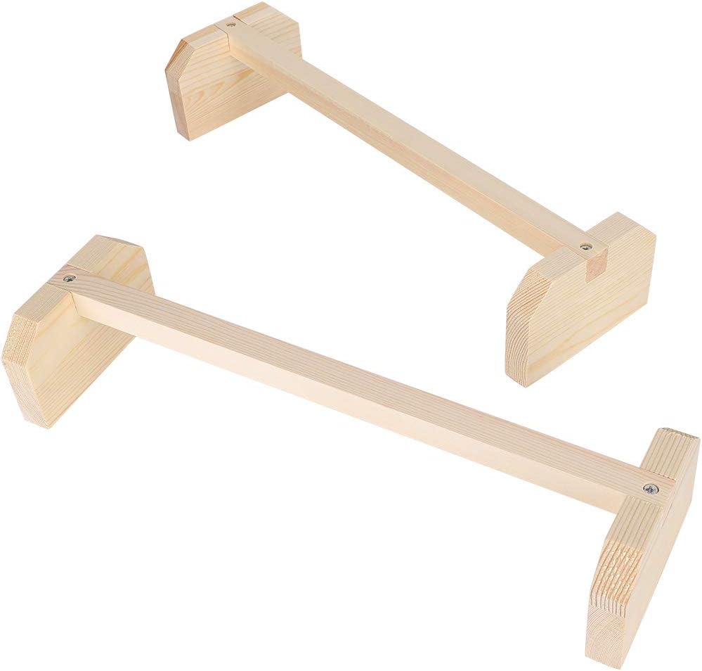 Zerodis Chicken Perch, 2pcs Chicken Natural Wooden Stand Rod Training Perch Stand Toy for Chicken Chicks Bird Parrot - Image 4