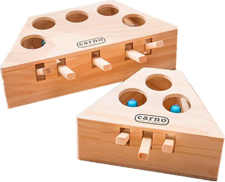 carno wooden cat toy