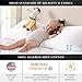 4-Pack 100% Cotton Pillow Protectors. 300 Thread Count Pillow Cover. Zippered Pillow Protectors. (Standard Size)