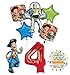 Woody Buzz Party Supplies Lightyear and Friends 4th Birthday Balloon Bouquet Decorations