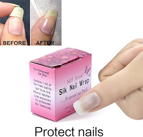 Hanyia Nail Fiberglass & Silk Nail Wrap Nail Polish Gel Extension Guide Form