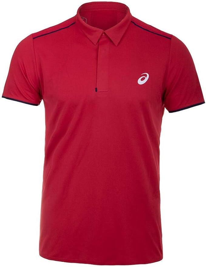 asics t shirt fille rouge