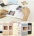 Woodmin 64 Pockets Photo Album for Fujifilm Instant Square SQ10 Films (Black)