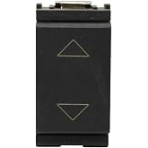 Vimar idea Series - 2-Pole Switch Button 10a Grey