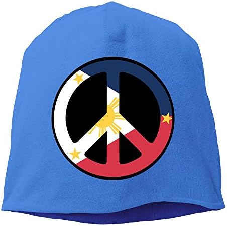 Unisex Flag Of Philippines Lovely Unisex Stretch Beanie Skull Cap Knit Hat For Men Women Black Winter Hat