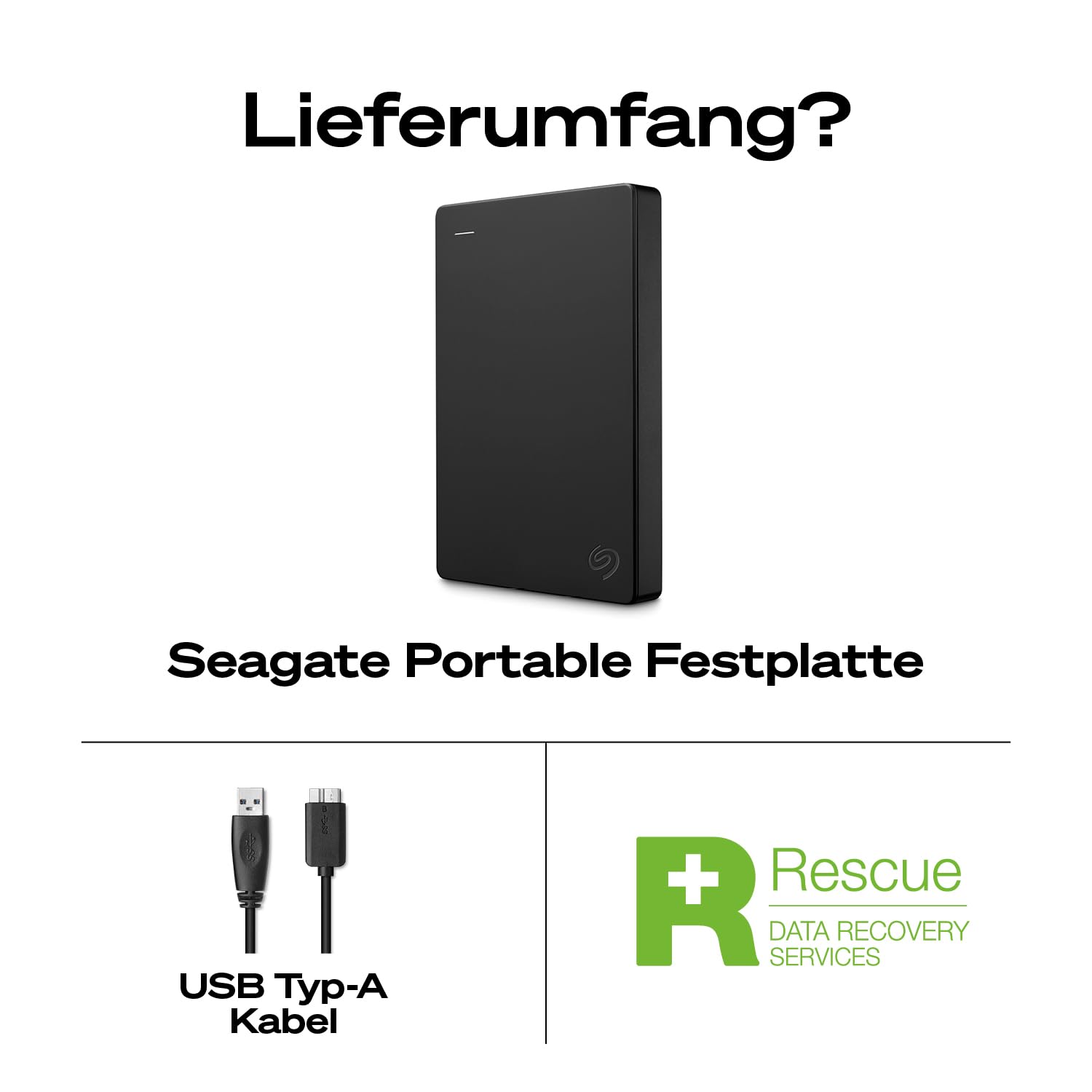 Seagate Portable Drive 5TB tragbare externe Festplatte, 2.5 Zoll, USB 3.0, inkl. Datenrettungsdienst (STGX5000400) 3