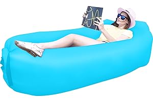 Fogrime Inflatable Sofa Portable and Easy to Inflate Air Sofa Bed for Camping Beach and Home Inflatable Couch Supports 400lbs
