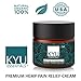 Organic Hemp Pain Relief Cream 750mg by KYU - Relieve Muscle, Joint Pain, Effective Hemp Oil Pain Cream - (Extra Strength)
