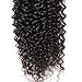 Nadula 10A Unprocessed Brazilian Virgin Curly 3 Bundles 95-100g/ Bundle Natural Color Remy Human Hair Weave (8 10 12inch)