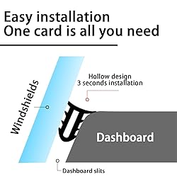 AUCELI Car Dashboard Seal Strip, Auto Windshield