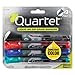 Quartet Dry Erase Markers, EnduraGlide, Fine Tip, BOLD COLOR, Assorted COLOR, 4 Pack (5001-17M)